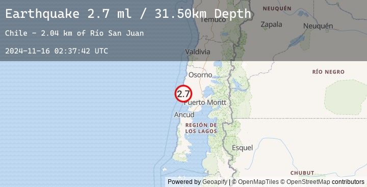 Map of LOS LAGOS, CHILE