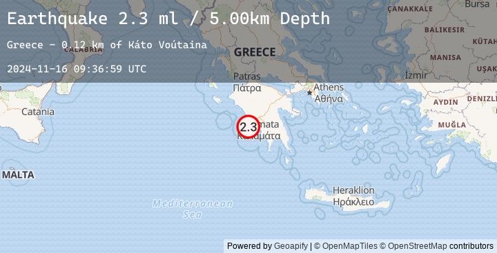 Map of SOUTHERN GREECE
