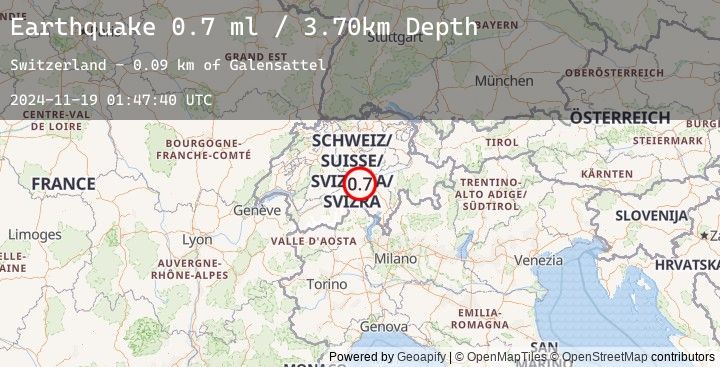 Map of SWITZERLAND