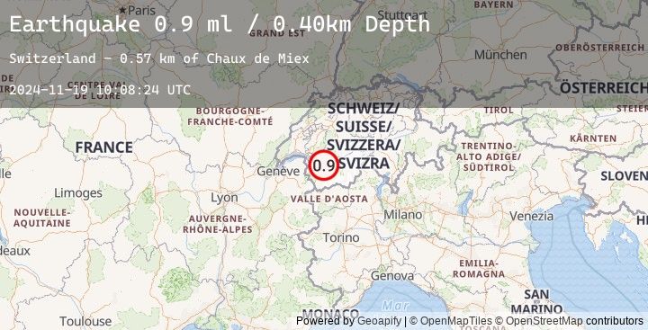 Map of SWITZERLAND