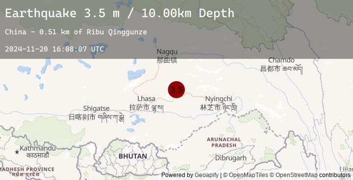 Map of EASTERN XIZANG