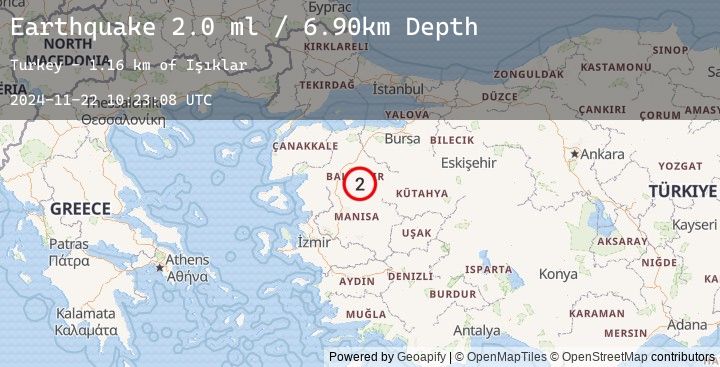 Map of WESTERN TURKEY