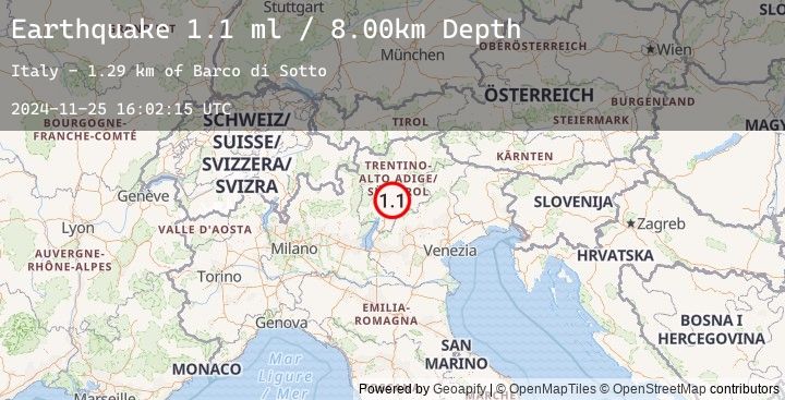 Map of NORTHERN ITALY