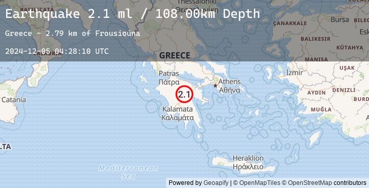 Map of SOUTHERN GREECE