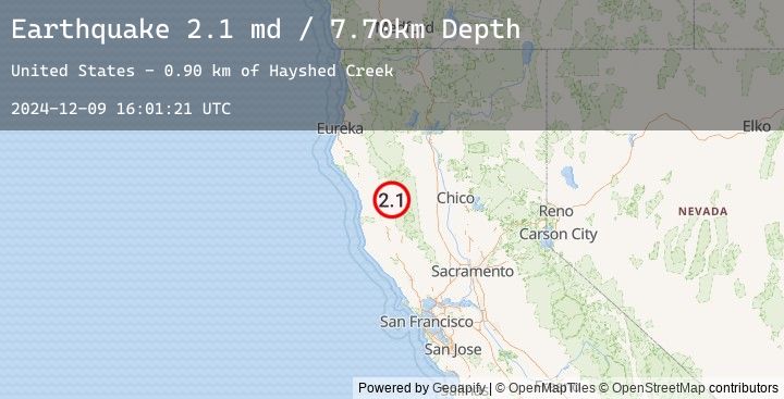 Map of NORTHERN CALIFORNIA