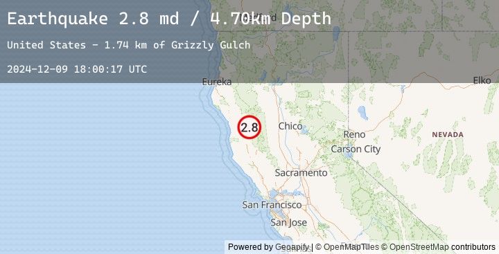 Map of NORTHERN CALIFORNIA