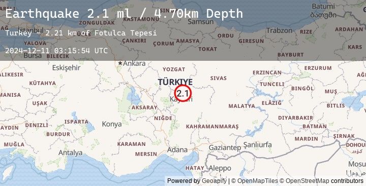 Map of CENTRAL TURKEY
