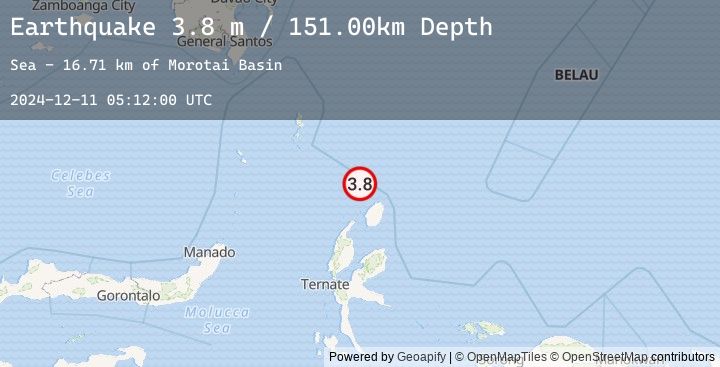 Map of HALMAHERA, INDONESIA