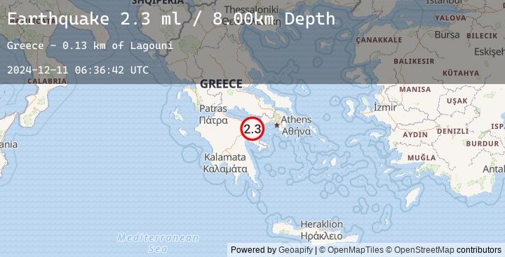 Map of SOUTHERN GREECE