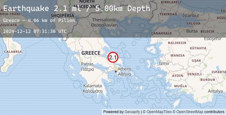 Map of GREECE