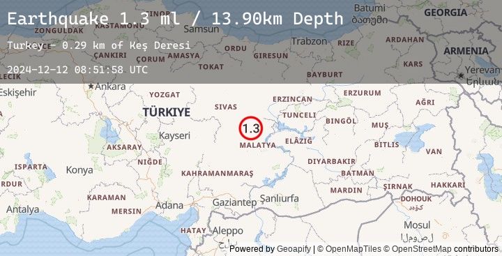 Map of CENTRAL TURKEY
