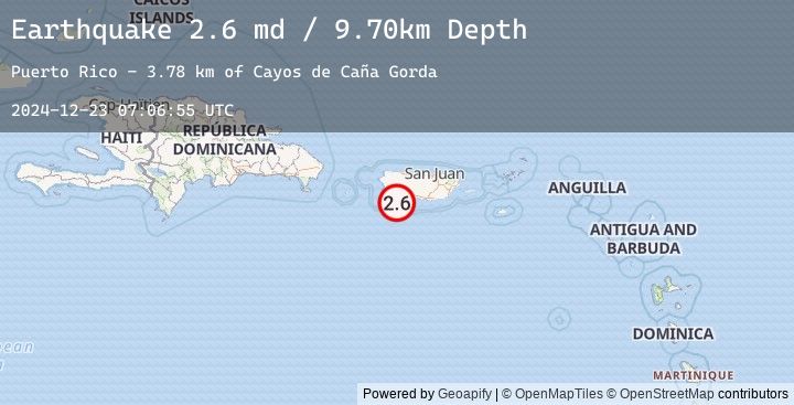 Map of PUERTO RICO REGION