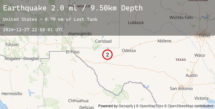 Map of WESTERN TEXAS