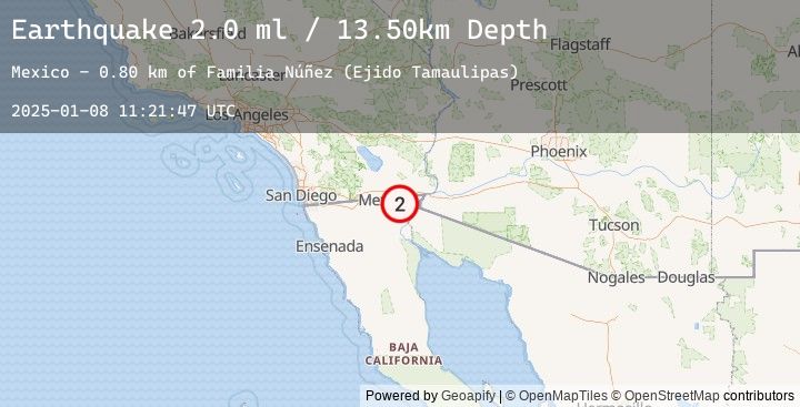 Map of BAJA CALIFORNIA, MEXICO