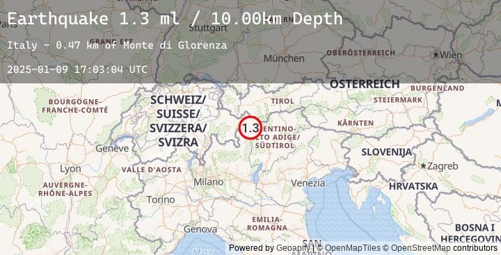 Map of NORTHERN ITALY