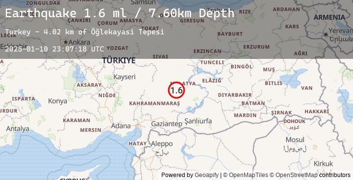 Map of CENTRAL TURKEY