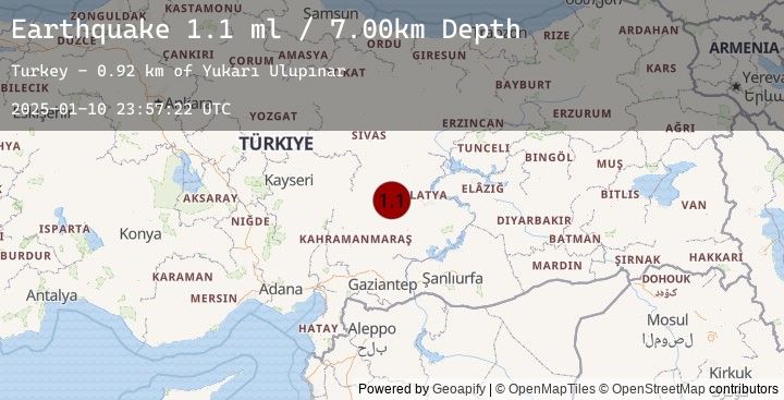 Map of CENTRAL TURKEY