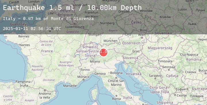 Map of NORTHERN ITALY