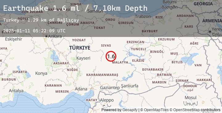 Map of CENTRAL TURKEY