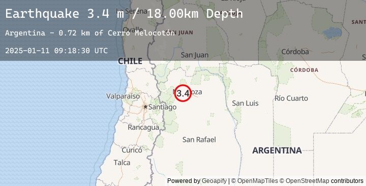 Map of MENDOZA, ARGENTINA