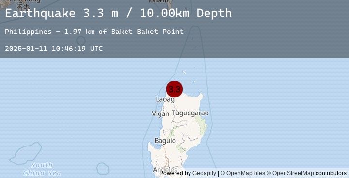 Map of LUZON, PHILIPPINES