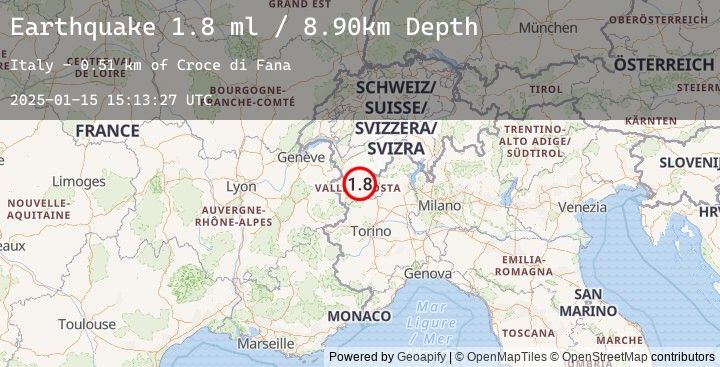 Map of NORTHERN ITALY