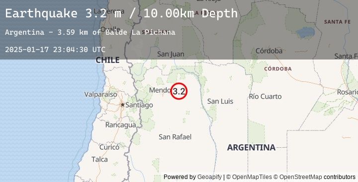 Map of MENDOZA, ARGENTINA