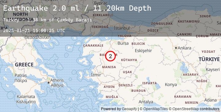Map of WESTERN TURKEY