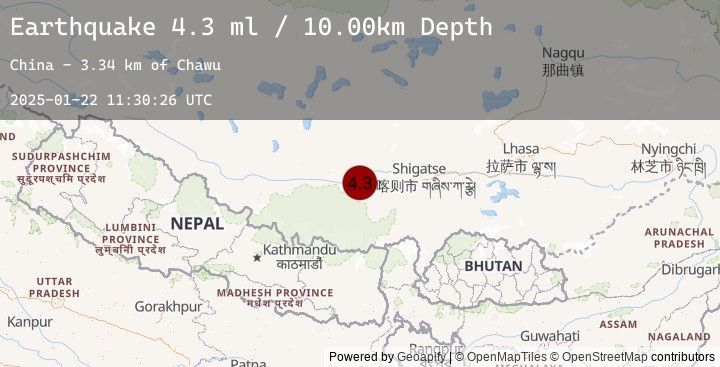 Map of WESTERN XIZANG