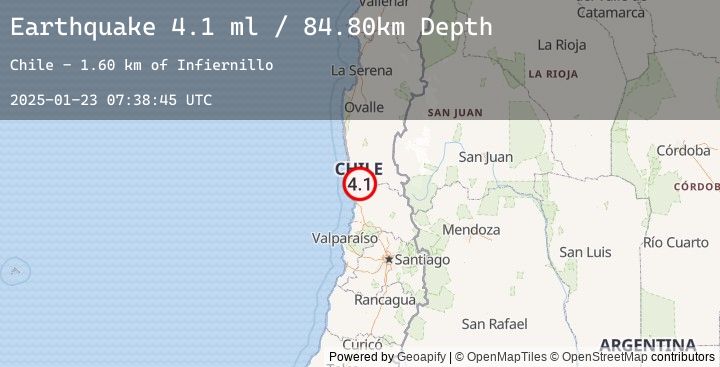 Map of COQUIMBO, CHILE