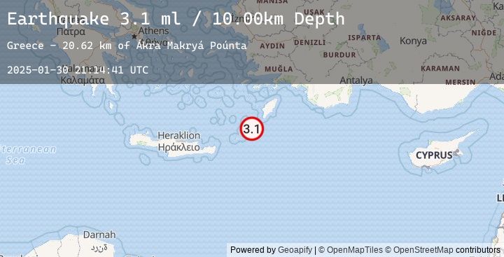 Map of DODECANESE ISLANDS, GREECE