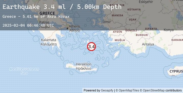 Map of DODECANESE ISLANDS, GREECE