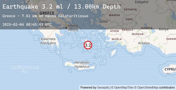 Map of DODECANESE ISLANDS, GREECE