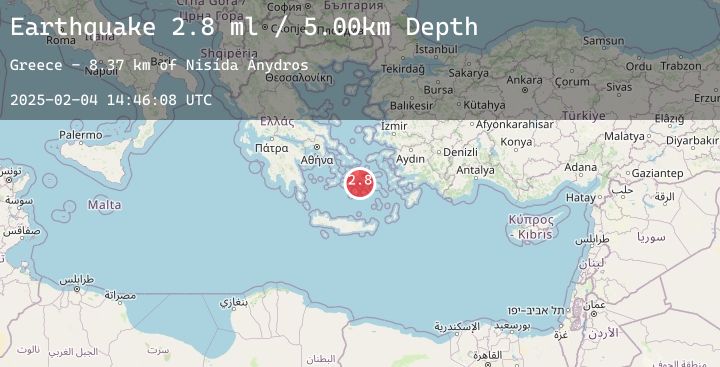 Map of DODECANESE ISLANDS, GREECE