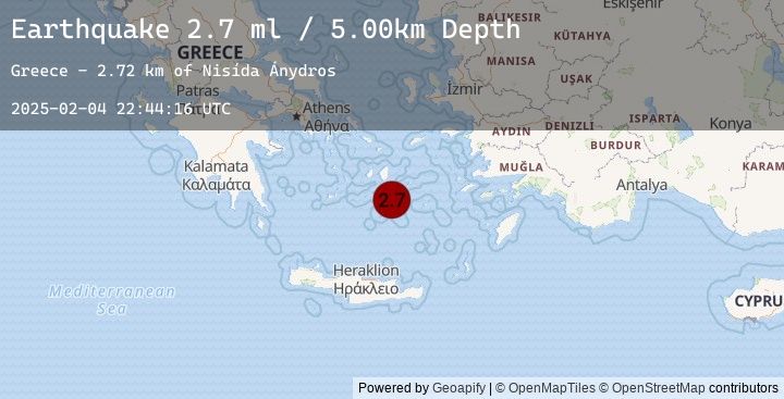 Map of DODECANESE ISLANDS, GREECE