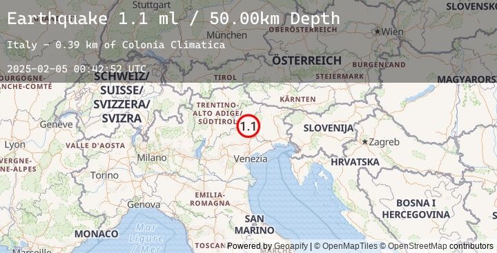 Map of NORTHERN ITALY