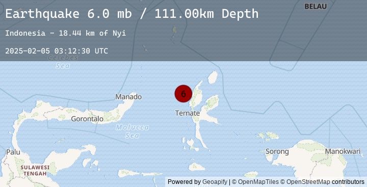Map of HALMAHERA, INDONESIA