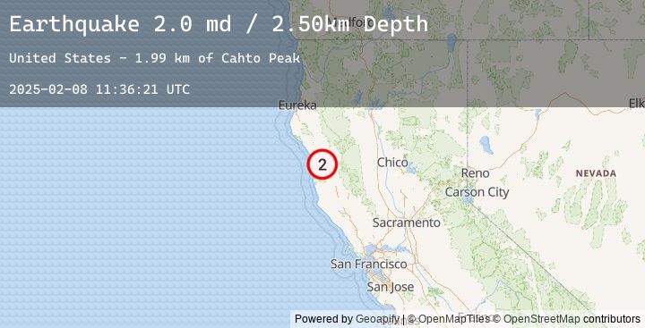 Map of NORTHERN CALIFORNIA