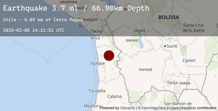 Map of TARAPACA, CHILE