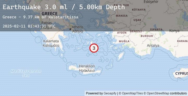 Map of DODECANESE ISLANDS, GREECE