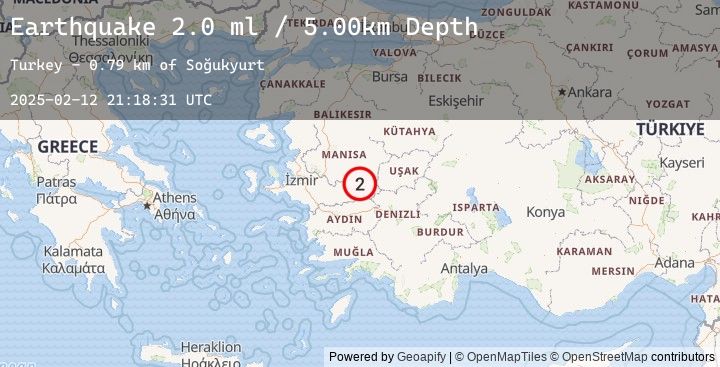Map of WESTERN TURKEY