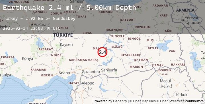 Map of EASTERN TURKEY