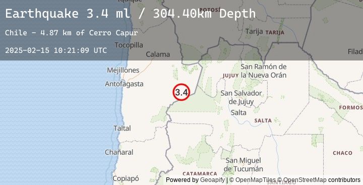 Map of ANTOFAGASTA, CHILE