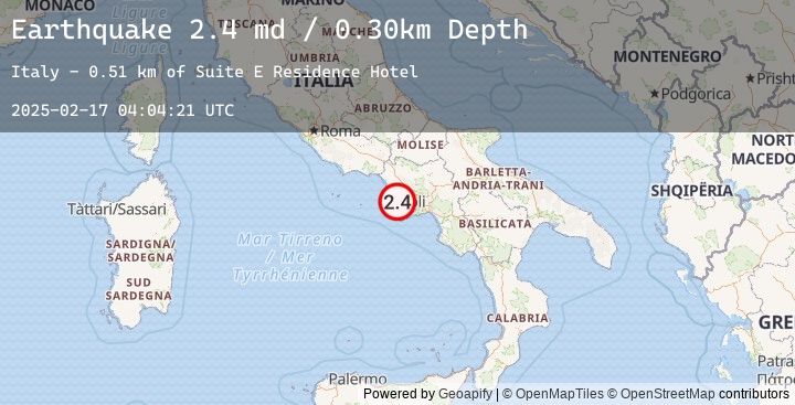 Map of SOUTHERN ITALY