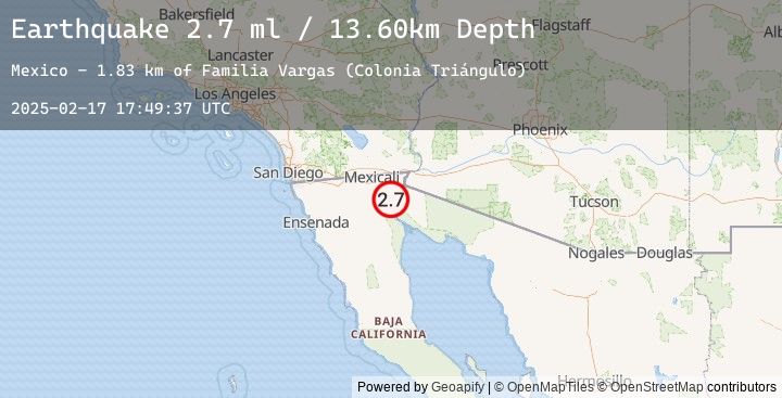 Map of BAJA CALIFORNIA, MEXICO