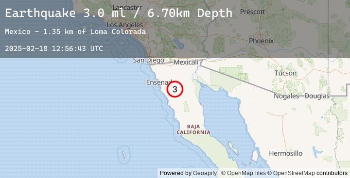 Map of BAJA CALIFORNIA, MEXICO