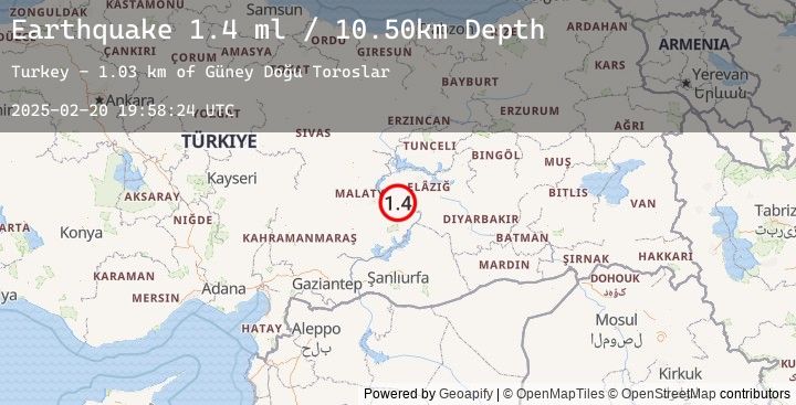 Map of EASTERN TURKEY