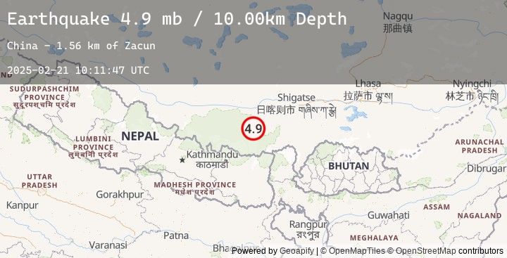 Map of WESTERN XIZANG