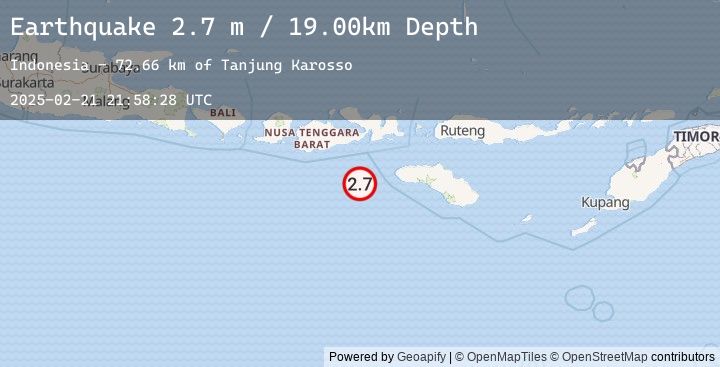 Map of SUMBAWA REGION, INDONESIA