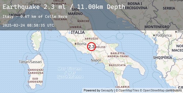 Map of SOUTHERN ITALY